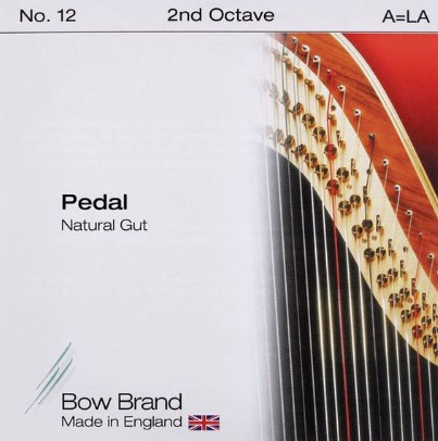 Струна для педальной арфы Bow Brand Pedal Nat. Gut 2nd A No.12