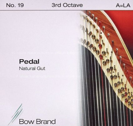 Струна для педальной арфы Bow Brand Pedal Natural Gut 3rd A No.19