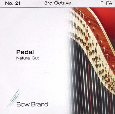 Струна для педальной арфы Bow Brand Pedal Natural Gut 3rd F No.21
