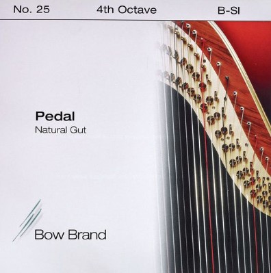Струна для педальной арфы Bow Brand Pedal Natural Gut 4th B No.25