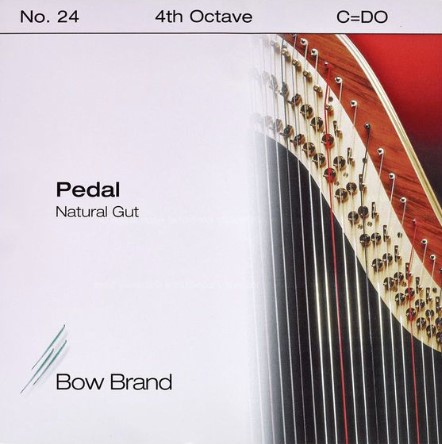 Струна для педальной арфы Bow Brand Pedal Natural Gut 4th C No.24