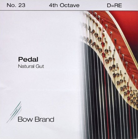 Струна для педальной арфы Bow Brand Pedal Natural Gut 4th D No.23