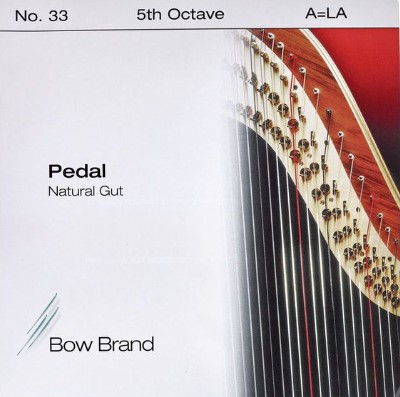 Струна для педальной арфы Bow Brand Pedal Natural Gut 5th A No.33
