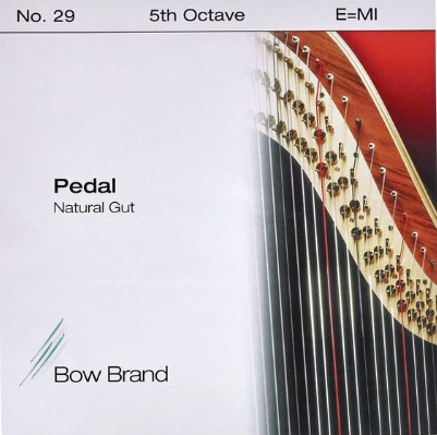 Струна для педальной арфы Bow Brand Pedal Natural Gut 5th E No.29