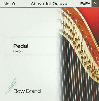 Струна для педальной арфы Bow Brand Pedal Artist Nylon 0th F No.0