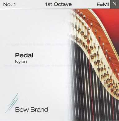 Струна для педальной арфы Bow Brand Pedal Artist Nylon 1st E No.1