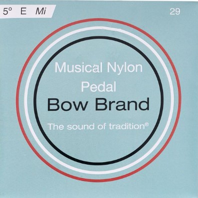 Струна для педальной арфы Bow Brand Pedal Artist Nylon 5th E No.29