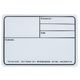 Stairville Tourlabel 177x127mm White