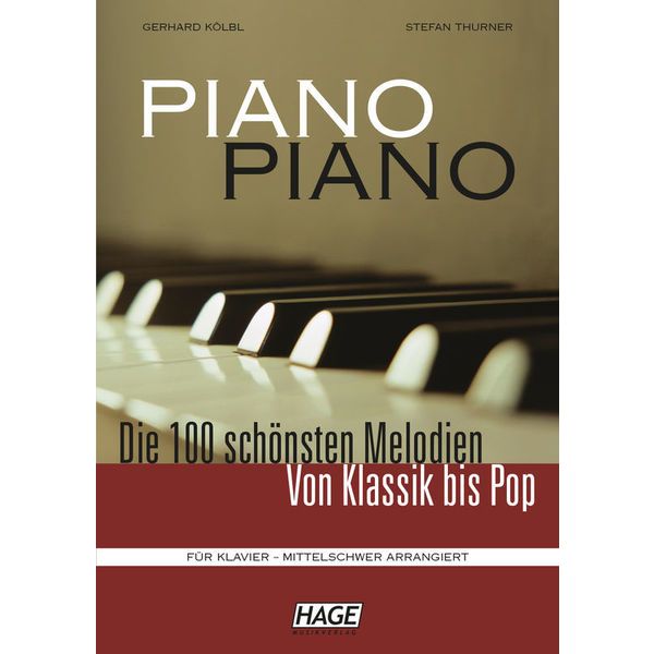Hage Musikverlag Piano Piano 1 Intermediate