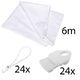 Stairville Molton Set White 6x3m