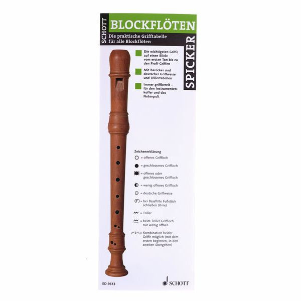 Schott Blockflöten-Spicker