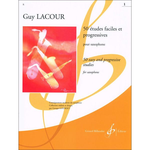 Editions Billaudot 50 Etudes Faciles 1 Saxophon