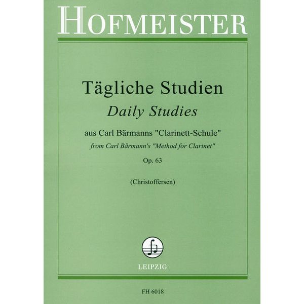 Friedrich Hofmeister Verlag Bärmann Tägliche Studien