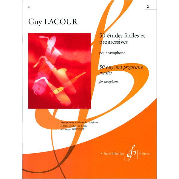 Editions Billaudot 50 Etudes Faciles 2 Saxophon