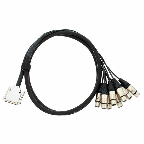 pro snake SUB-D 25pin-XLRF 2m