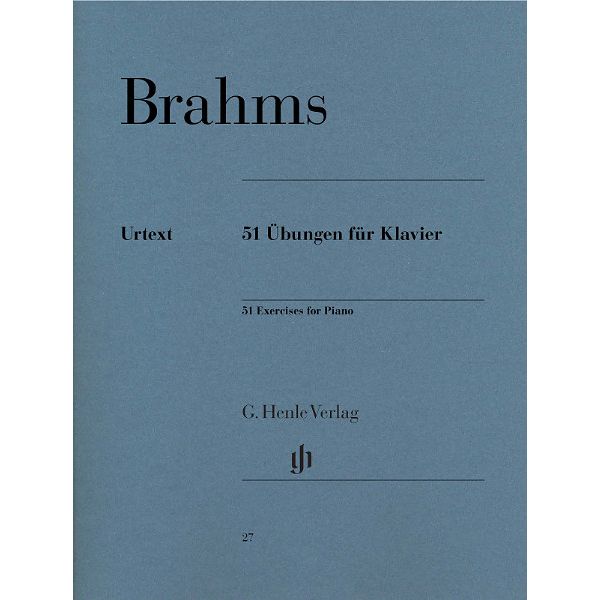 Henle Verlag Brahms 51 Übungen für Klavier