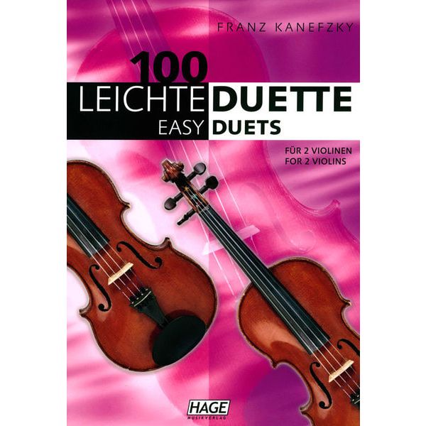 Hage Musikverlag 100 Leichte Duette Violine
