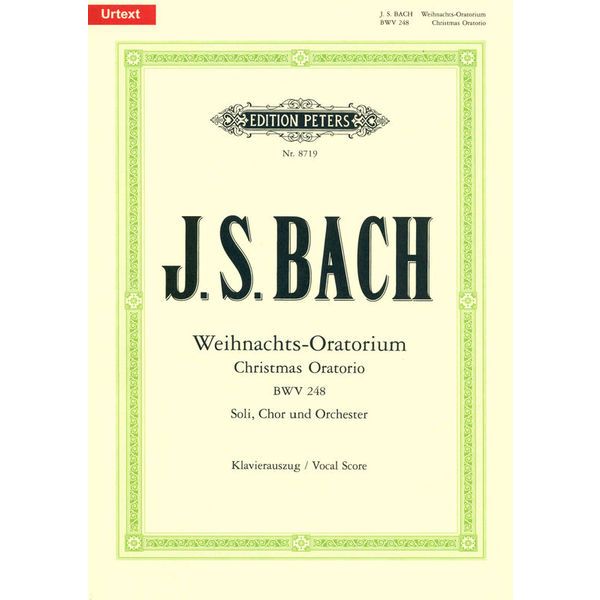 Edition Peters Bach Weihnachts-Oratorium