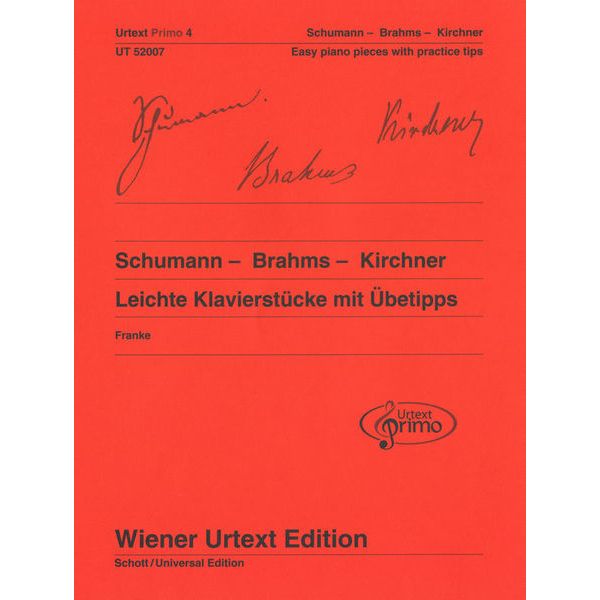 Wiener Urtext Edition Schumann – Brahms – Kirchner