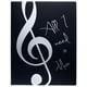 agifty Music Folder Silver Sleeves