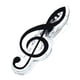 agifty Music Clip Violin Clef Black