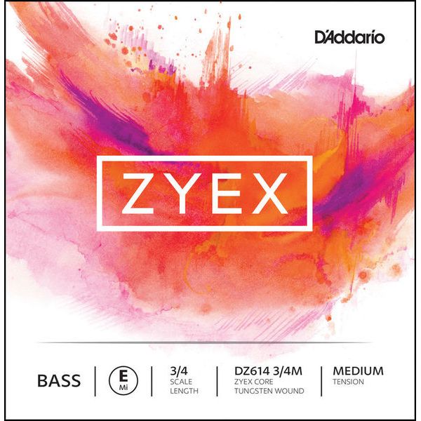 Daddario DZ614-3/4M Zyex Bass E med.