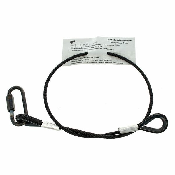 Stairville Safety 60cm/4mm Black 10kg