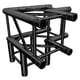 Global Truss F34C30-B 90° Corner Black