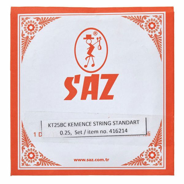 Saz KT25BC Kemence Str. LP Silver