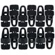 Holdon Midi Clip Black 12pcs Pack