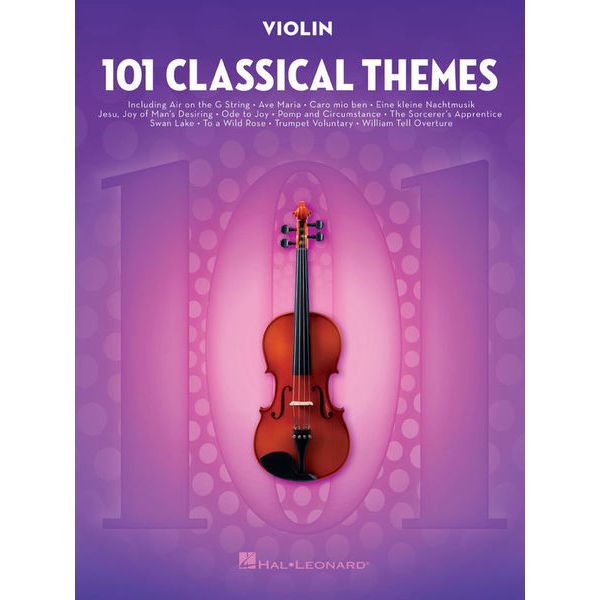 Hal Leonard 101 Classical Themes Violin