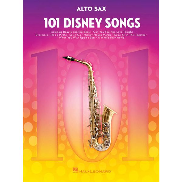 Hal Leonard 101 Disney Songs Alto Sax