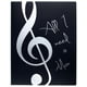 agifty Music Folder Silver Ring