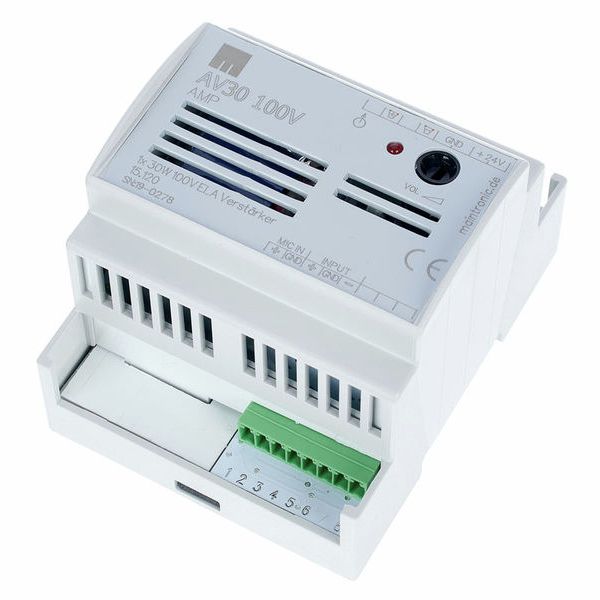 Maintronic AV30 100V Amplifier Hutschiene