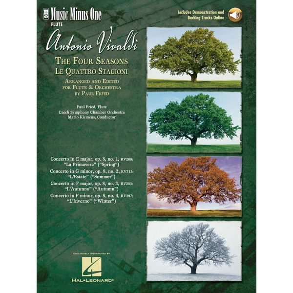 Music Minus One Vivaldi Vier Jahreszeiten FL