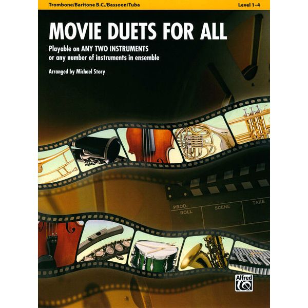 Alfred Music Publishing Movie Duets For All Trombone