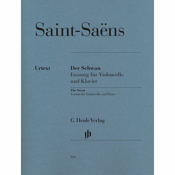 Henle Verlag Saint-Saëns Der Schwan Cello