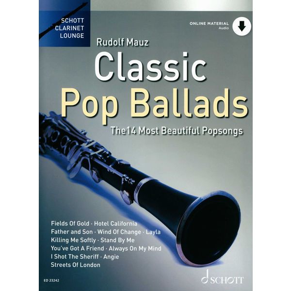 Schott Classic Pop Ballads Clarinet