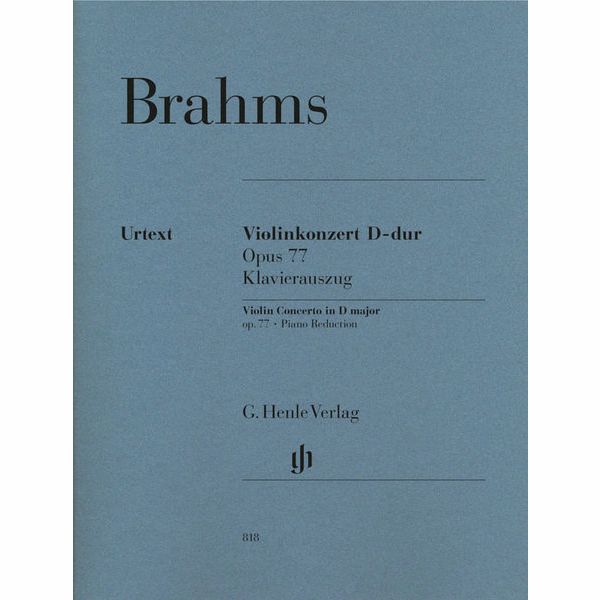 Henle Verlag Brahms Violinkonzert op.77