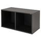 Fun Generation Vinyl Shelf Two Black