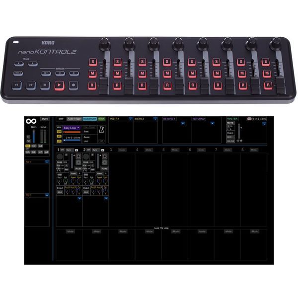 LiveLoop Lite Korg nanoKONTROL 2 Set
