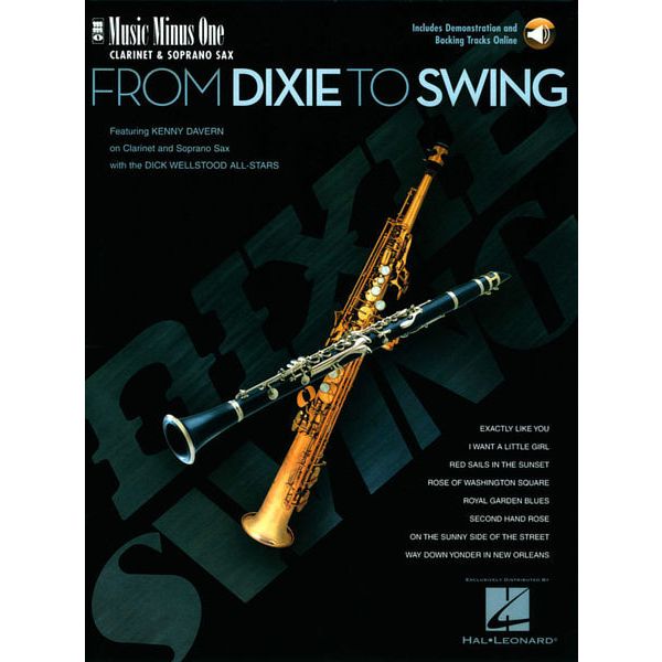 Music Minus One From Dixie to Swing Clarinet