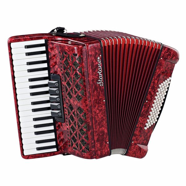 Startone Piano Accordion 72 Red MKII