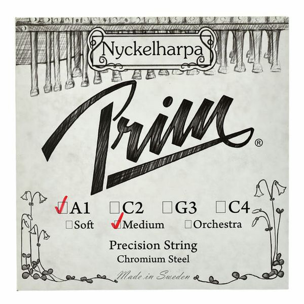 Prim Nyckelharpa String A1 Medium