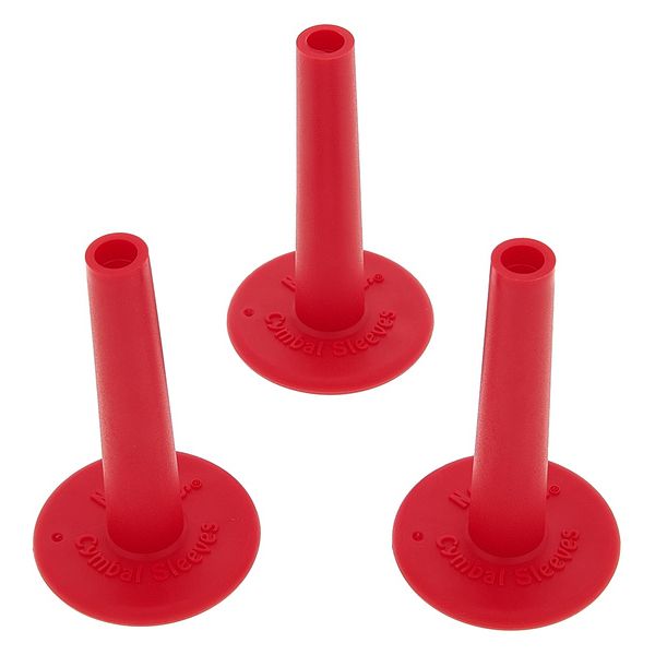 No Nuts Cymbal Sleeves 3pcs Red