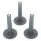 No Nuts Cymbal Sleeves 3pcs Silver
