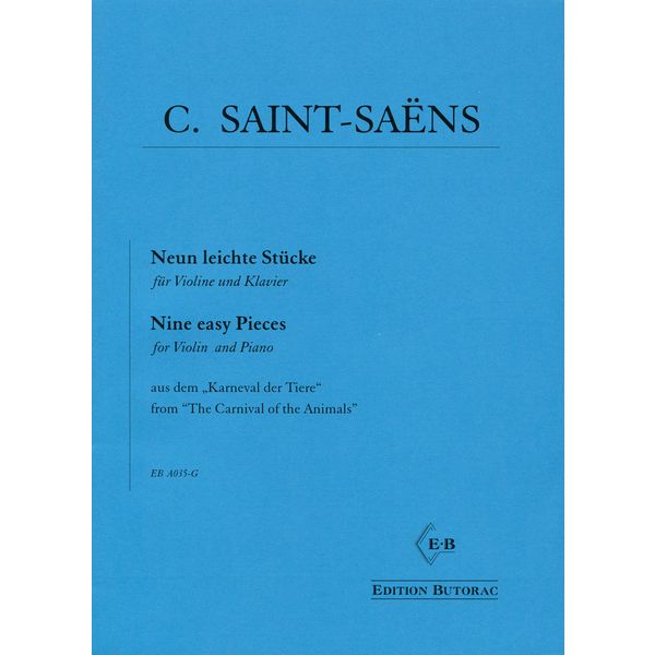 Edition Butorac Saint-Saëns Karneval Violin