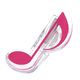 agifty Music Clip Eight Note Pink