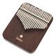 Sela Kalimba 21 Solid Black Walnut