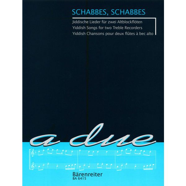 Bärenreiter Schabbes, Schabbes
